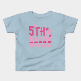 Fifth Grade Superhero Kids T-Shirt